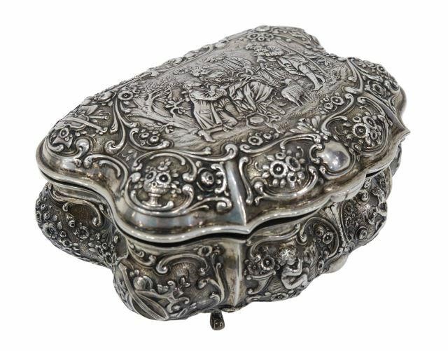 GERMAN STERLING SILVER REPOUSSE