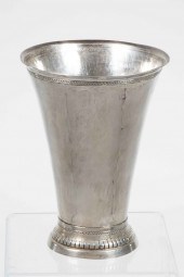 GERMAN STERLING SILVER VASE Ha