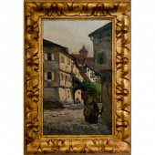 German Street Scene by Berthol