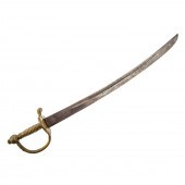 GERMAN STYLE BRASS HILTED HANG
