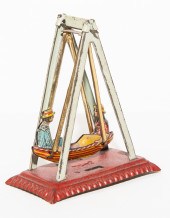 GERMAN TIN LITHO PENNY TOY SWI