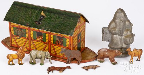 GERMAN TIN LITHOGRAPH NOAH&#039;S