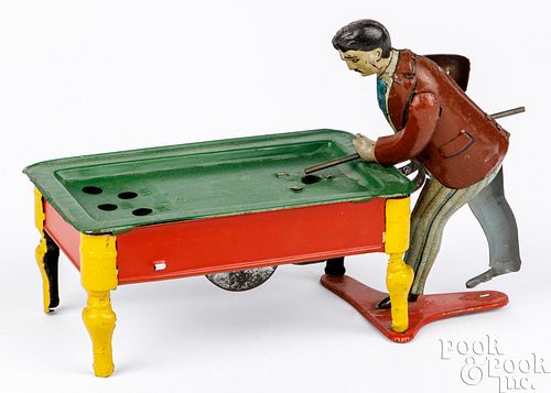 GERMAN TIN WIND-UP BILLIARDS