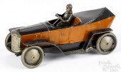 GERMAN TIN WIND-UP BOAT TAIL R