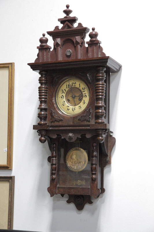 GERMAN WALL CLOCK. Eight day 