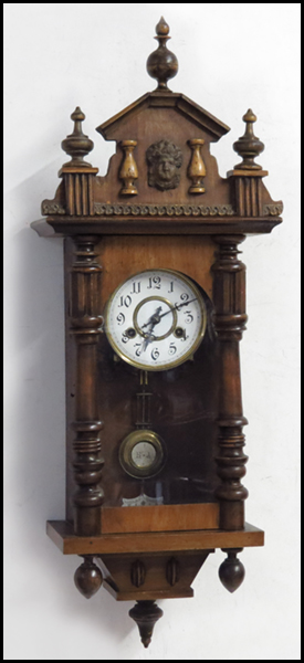 GERMAN WALL CLOCK. Stamped Max