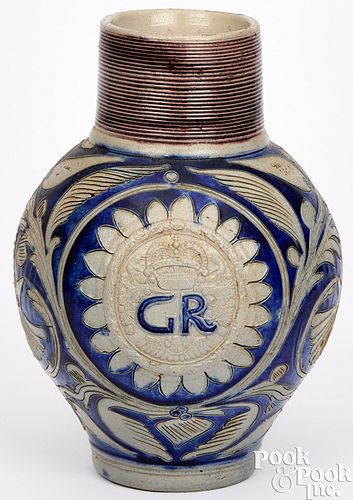 GERMAN WESTERWALD STONEWARE JUG,