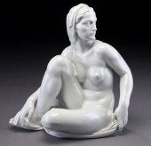 German white porcelain figure