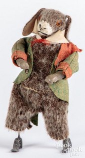 GERMAN WIND-UP MOHAIR WALKING