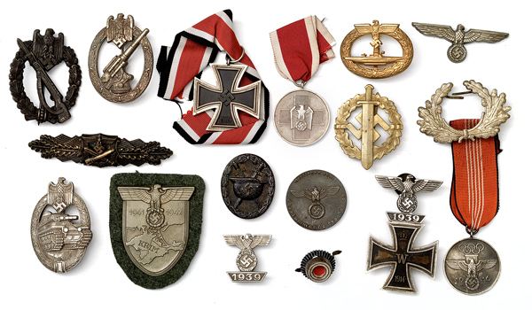 German WWII Assorted Medals Lot