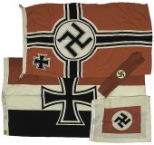 German WWII Flags and Armband