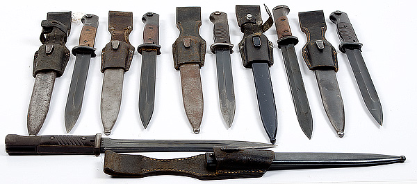 German WWII K-98 Bayonets Lot of