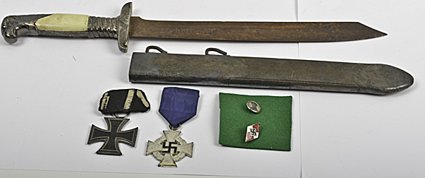 German WWII Rad Officers Parts