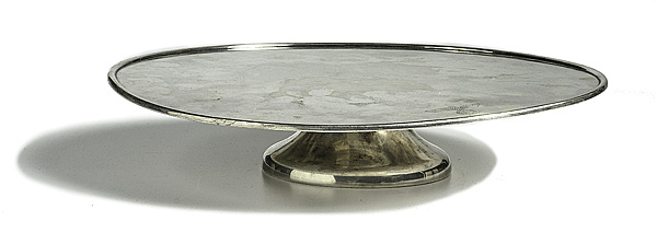 German WWII Silver-Plated Army Cake