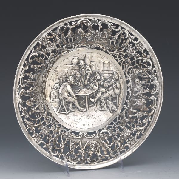 GERMAN/DUTCH SILVER BAROQUE STYLE