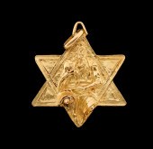 GERMANO ALFONSI 18K GOLD STAR