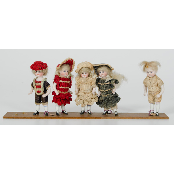Germany Miniature Bisque Dolls