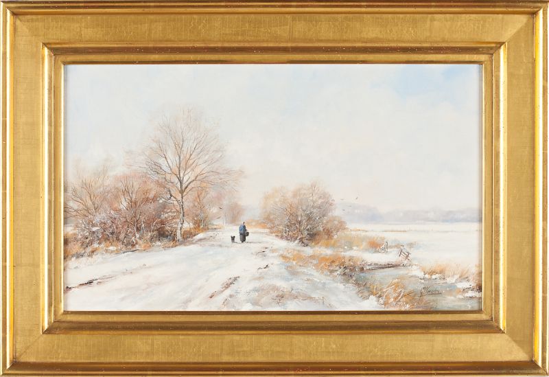 Gert-Jan Veenstra (b. 1957) Snowy