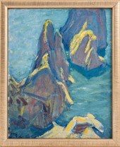 GERTRUDE FISKE CAPRI LANDSCAPE