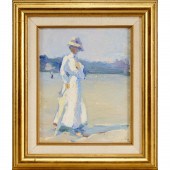 GERTRUDE FISKE, OIL ON CANVAS