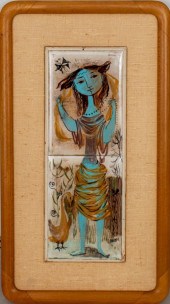GERTRUDE R. BARRER BLUE WOMAN