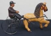 GESSO, WOOD AND METAL FIGURE O