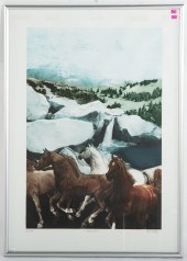 G.H. ROTHE. "MANITOU," MEZZOTI