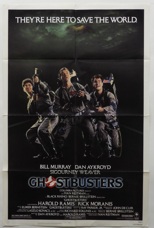 GHOSTBUSTERS 1984 ONE SHEET MOVIE
