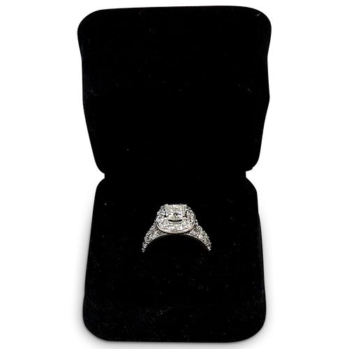 GIA 1.09CT DIAMOND RING WITH