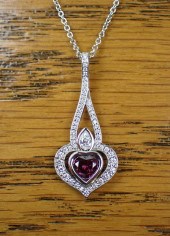 GIA CERTIFIED FANCY PURPLISH P