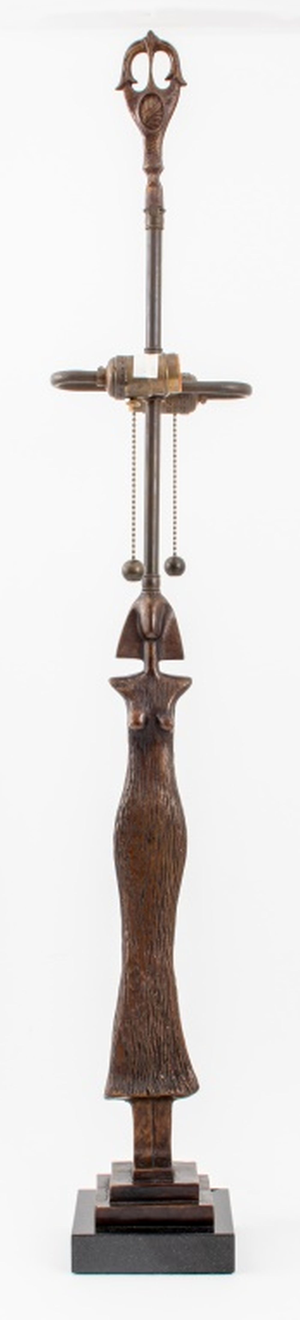 GIACOMETTI MANNER BRONZE FIGURAL