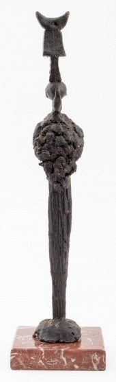 GIACOMETTI MANNER BRUTALIST BR
