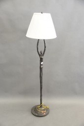 GIACOMETTI STYLE BRONZE FIGURA