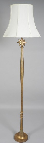 GIACOMETTI STYLE GILT-PLASTER