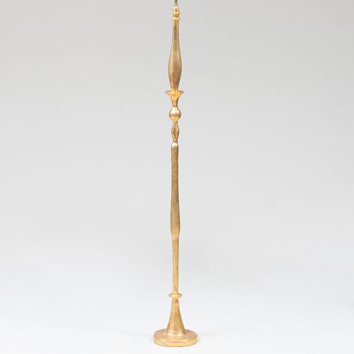 GIACOMETTI STYLE GILT-RESIN