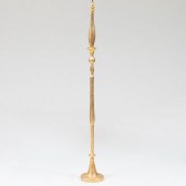 GIACOMETTI STYLE GILT-RESIN 'L