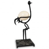 GIACOMETTI STYLE IRON OSTRICH