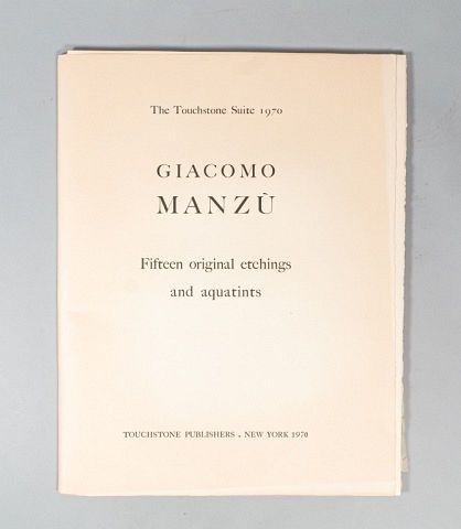 GIACOMO MANZU PORTFOLIO THE