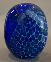 GIAMPAOLO SEGUSO GLASS VASE, D