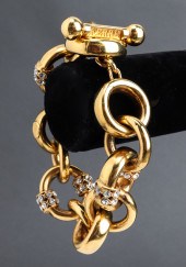 GIANFANCO FERRE JEWELED LINKED