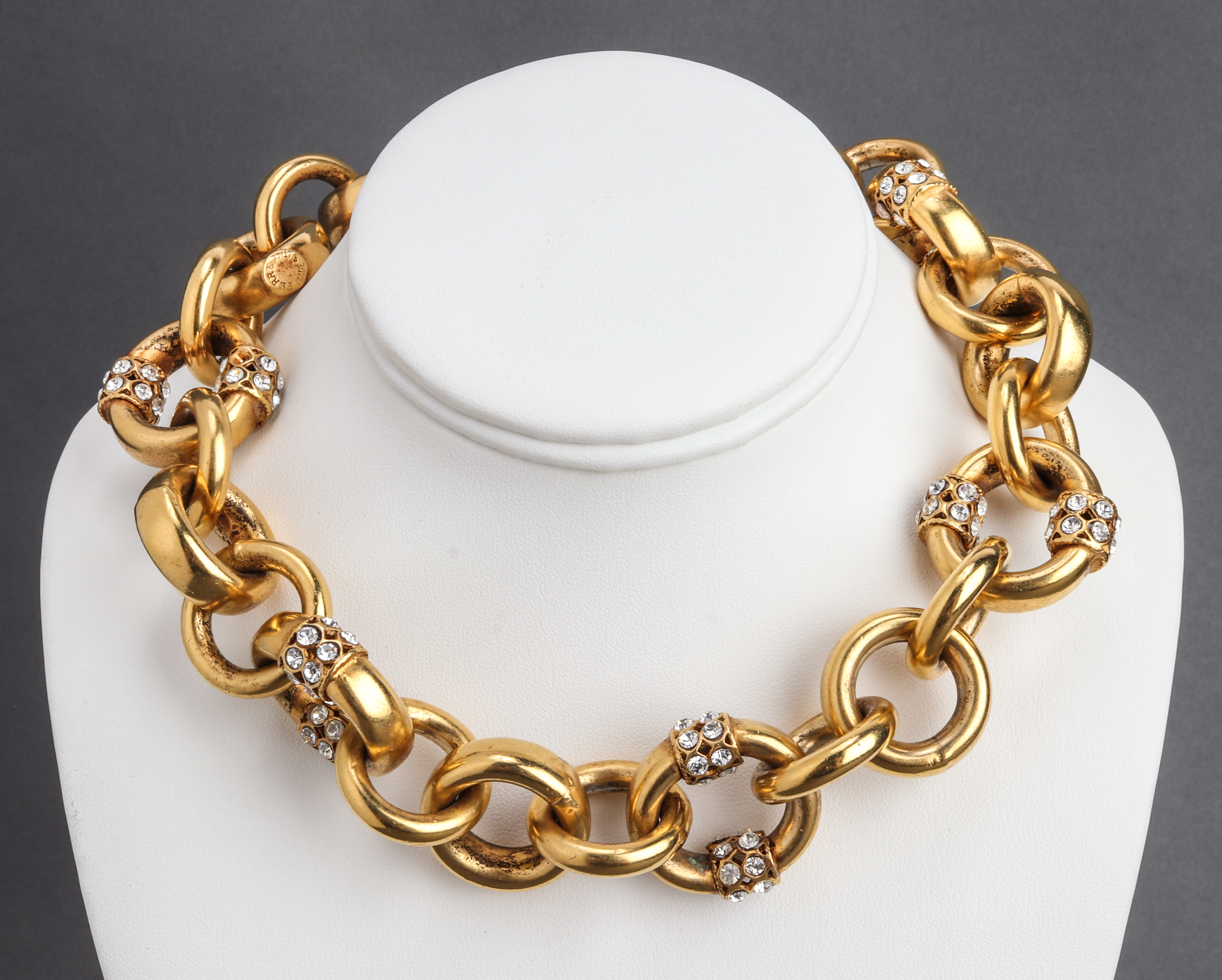 GIANFRANCO FERRE JEWELED CHOKER, C.