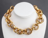 GIANFRANCO FERRE JEWELED CHOKE