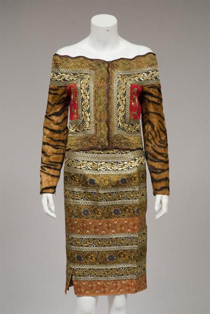 Gianfranco Ferre metallic brocade