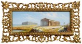 Gianni gouache, temple ruins a