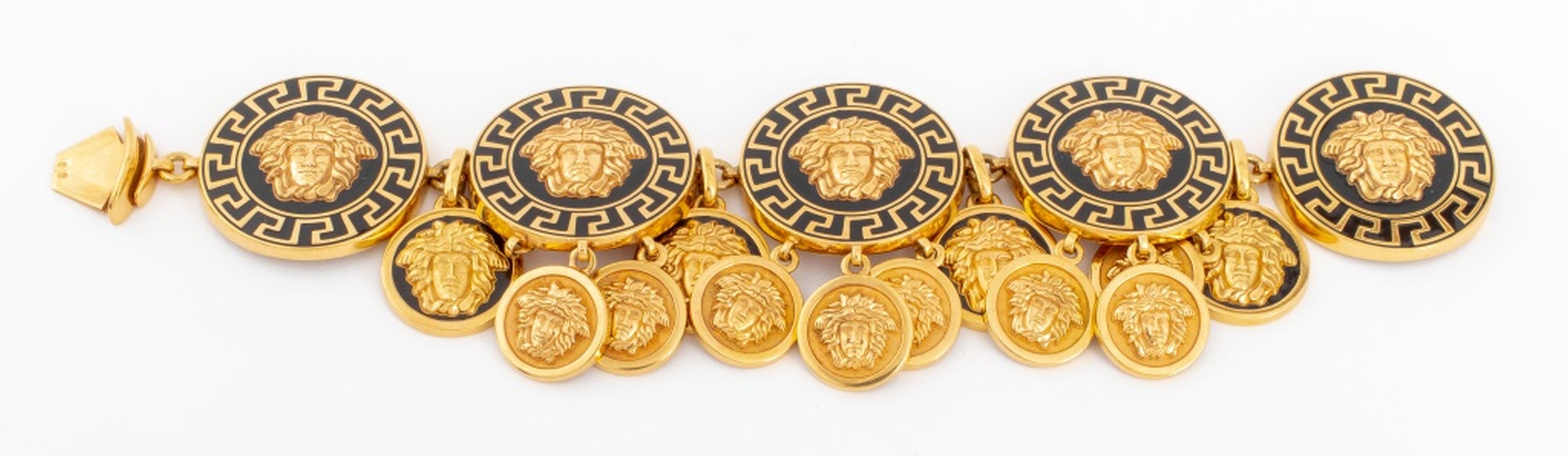 GIANNI VERSACE 18K YELLOW GOLD &