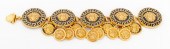 GIANNI VERSACE 18K YELLOW GOLD