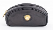 GIANNI VERSACE BLACK LEATHER T