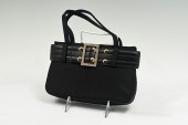 GIANNI VERSACE BLACK SATIN BAG