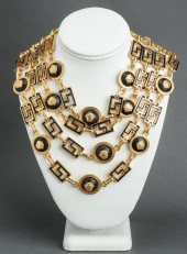 GIANNI VERSACE GOLD-TONE & ENA