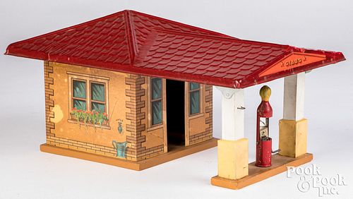 GIBBS GAS STATIONGibbs lithograph